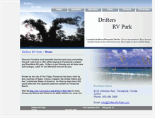 Tablet Screenshot of driftersrvpark.com